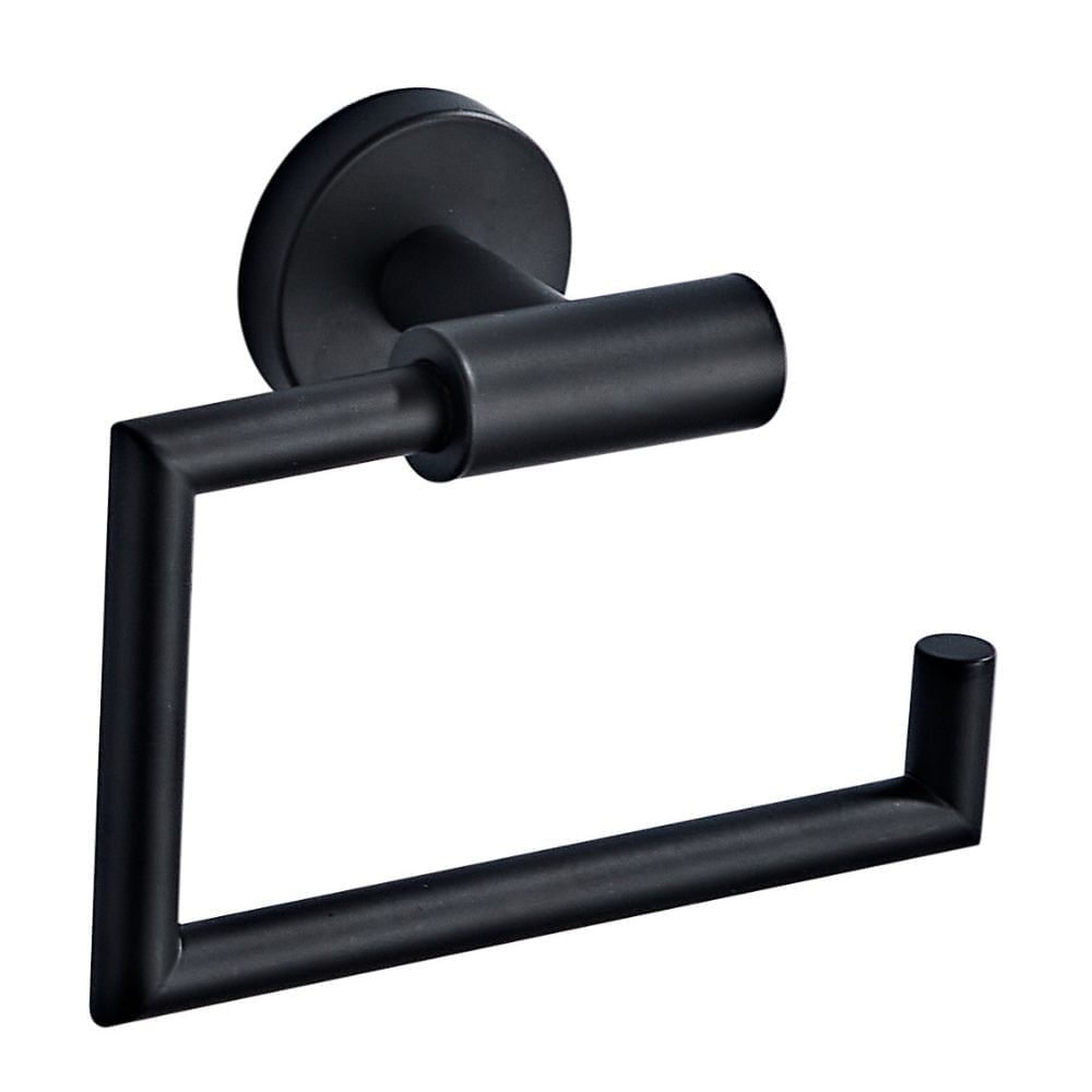 Porta Papel Higiénico Orange Colección Classic Negro Mate