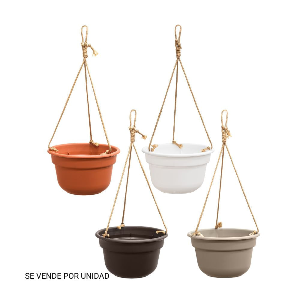 Maceta Colgante Jazmín # 12 Reyplast