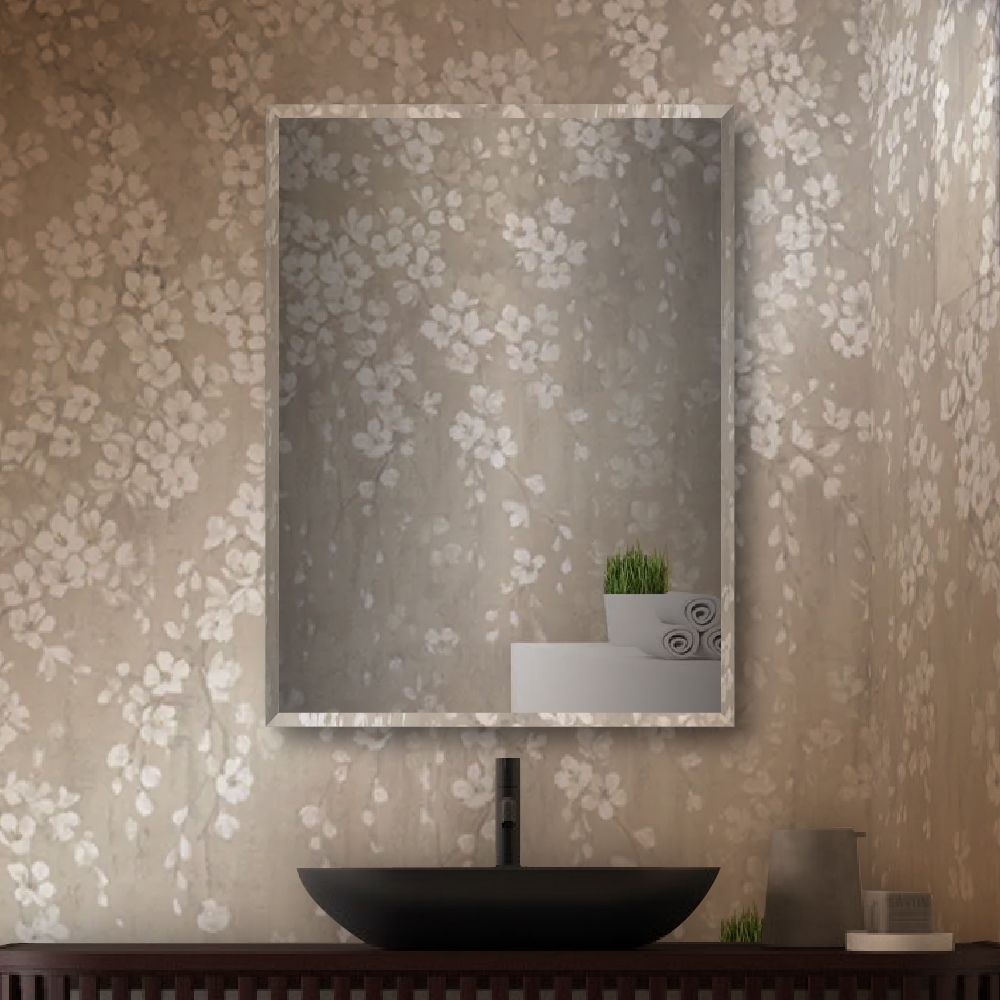 Espejo de Baño Monterrey Udinense Biselado de Vidrio 38x55 cm