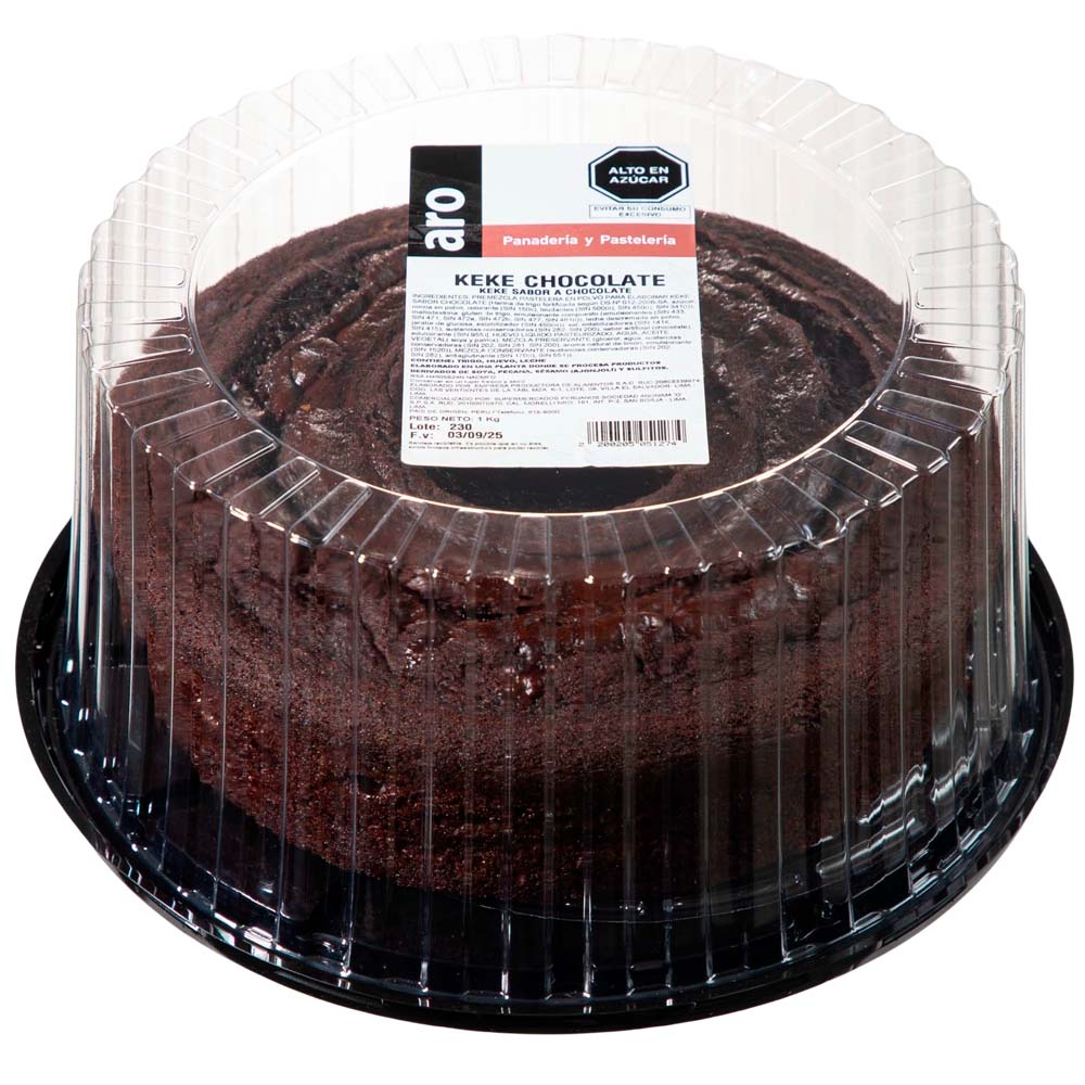 Keke Redondo Sabor a Chocolate ARO 1kg