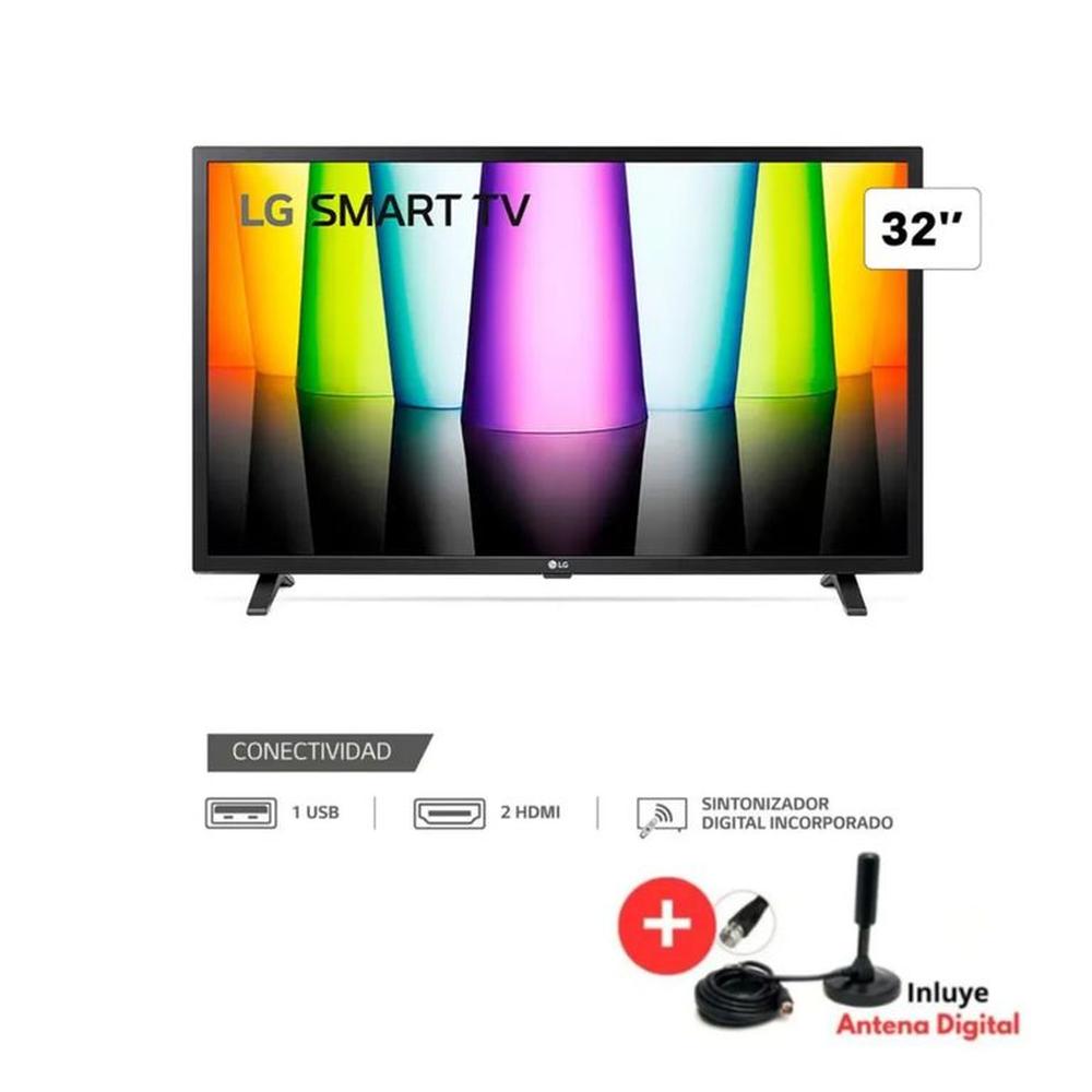 TELEVISOR LG 32 SMART TV LED 32LQ600BPSA + Antena Digital