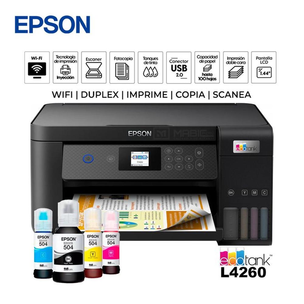 Impresora Multifuncional Epson L4260 Duplex WIFI USB 20