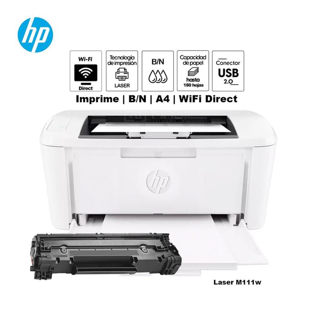 Impresora Hp Laser M111w WiFi USB