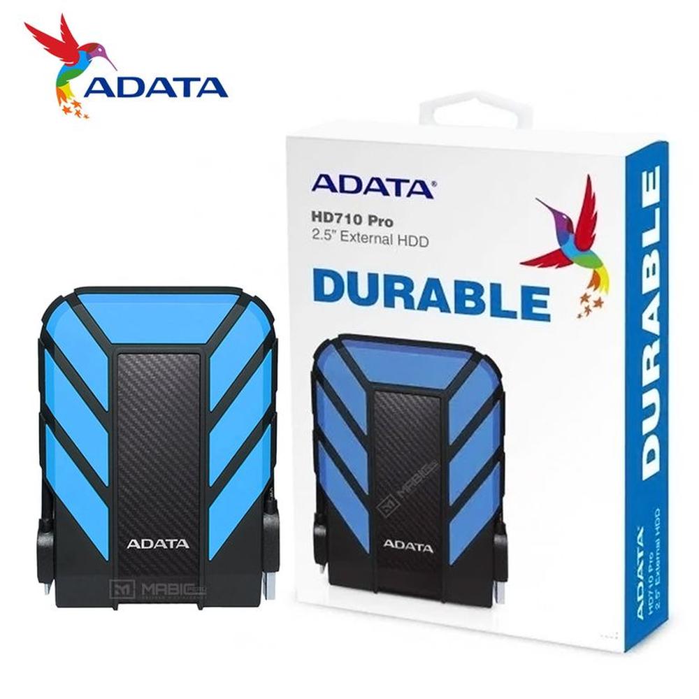 Disco Sólido Externo Adata HD710P 2TB - Azul - Portátil