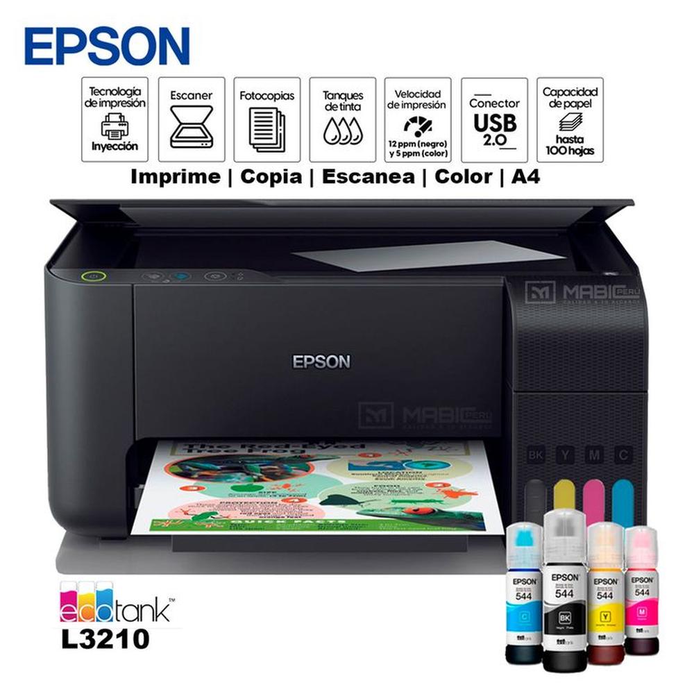 Impresora Multifuncional Epson L3210 USB 20