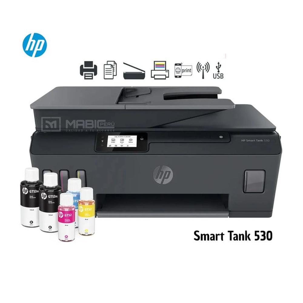 IMPRESORA MULTIFUNCIONAL SMART TANK HP 530 WIFI ADF DUPLEX
