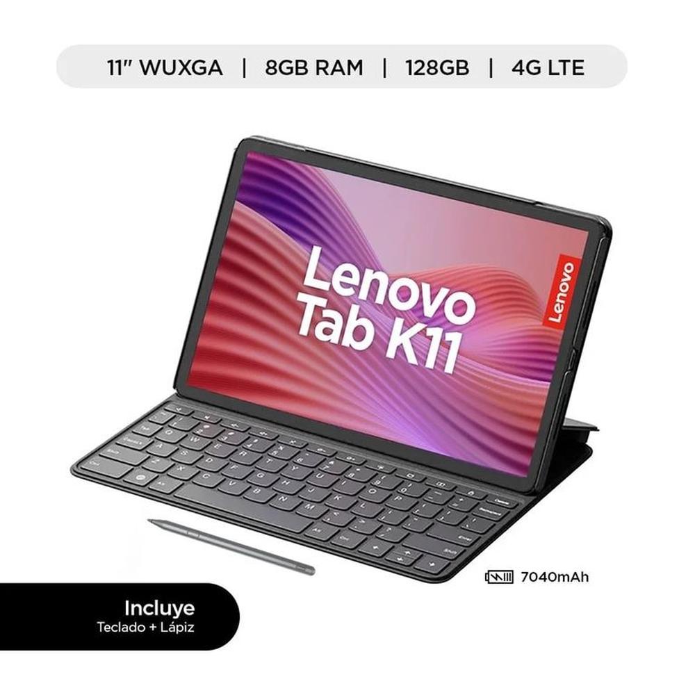 Tablet Lenovo Tab K11 8GB RAM 128GB 11 Pulgadas + Teclado + Lápiz