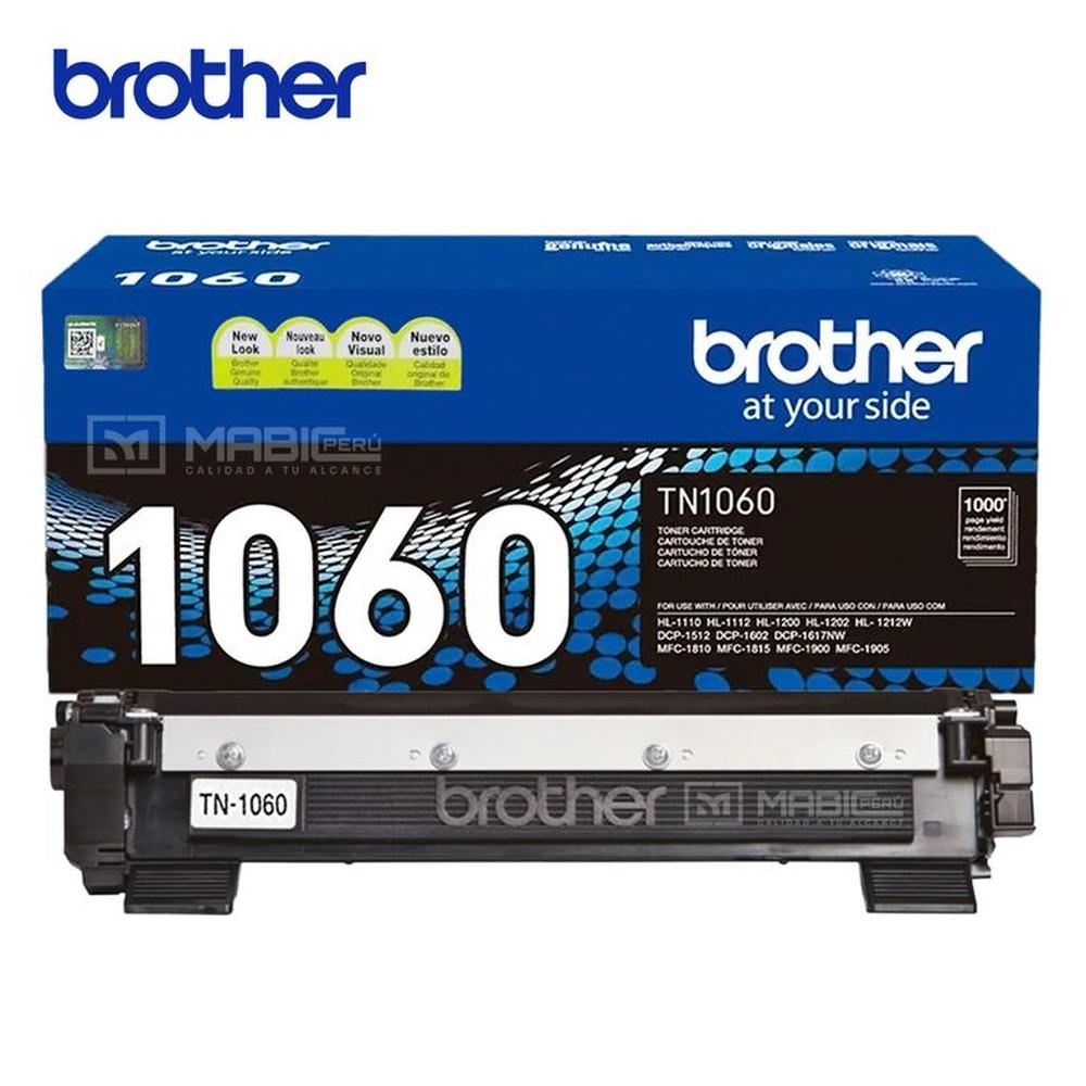 Toner Brother TN1060 Negro HL-1212W DCP-1602 1617NW Original