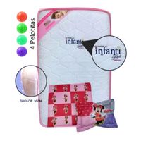Colchón de Bebe para Cunas Deluxe Rosa