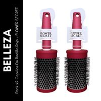 Pack x2 Cepillos De Rodillo Rojo - FLOWER SECRET