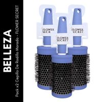 Pack x3 Cepillo De Rodillo Morado - FLOWER SECRET