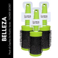 Pack x3 Cepillos De Rodillo Verde - FLOWER SECRET