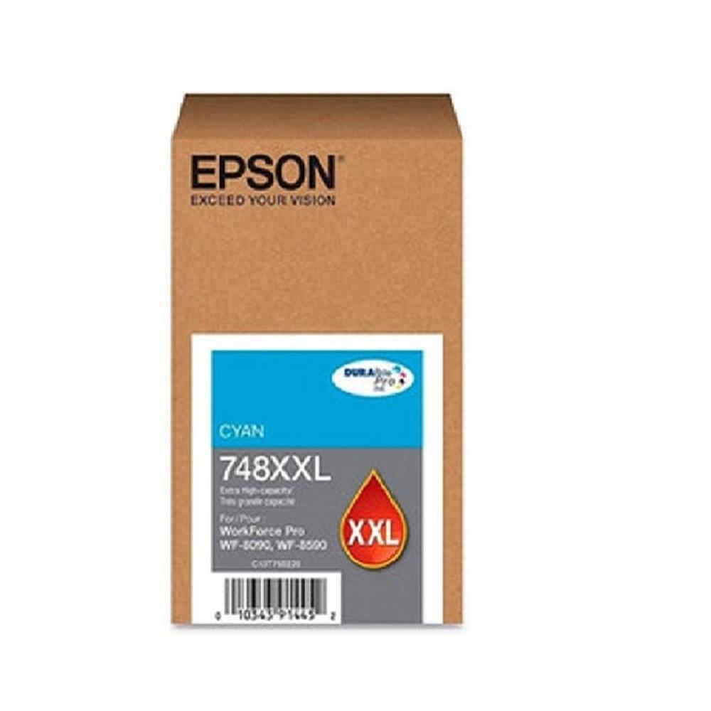 Tinta Epson T748XXL Cian WF-6090 WF-6590 WF-8590 WF-8090 - 69ml