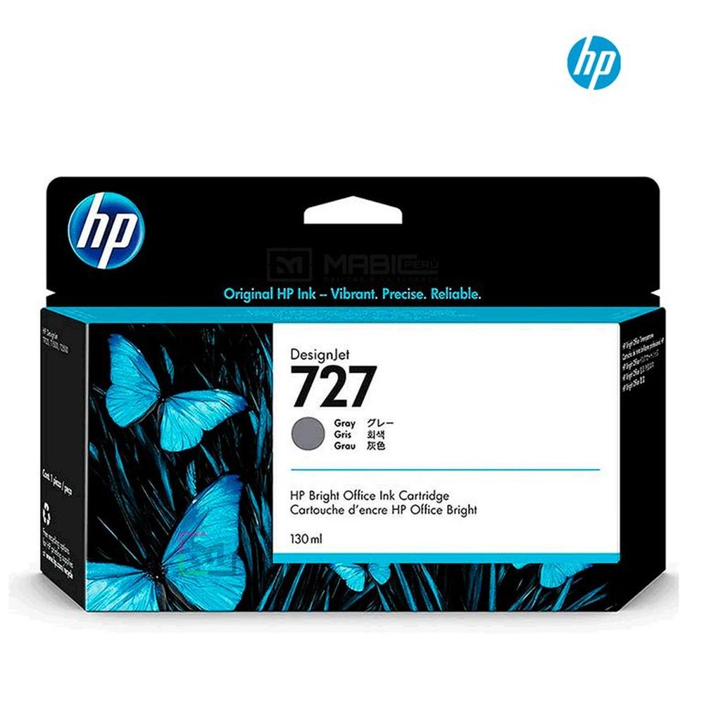 Cartucho de Tinta HP 727 Gris B3P24A Original