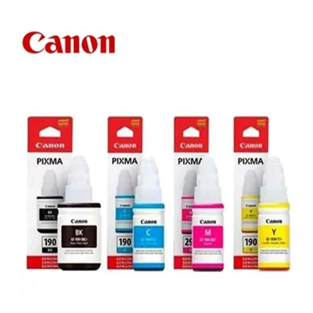 TINTA CANON GI-190 KIT X 4 COLORES C,M,Y,B - ORIGINAL