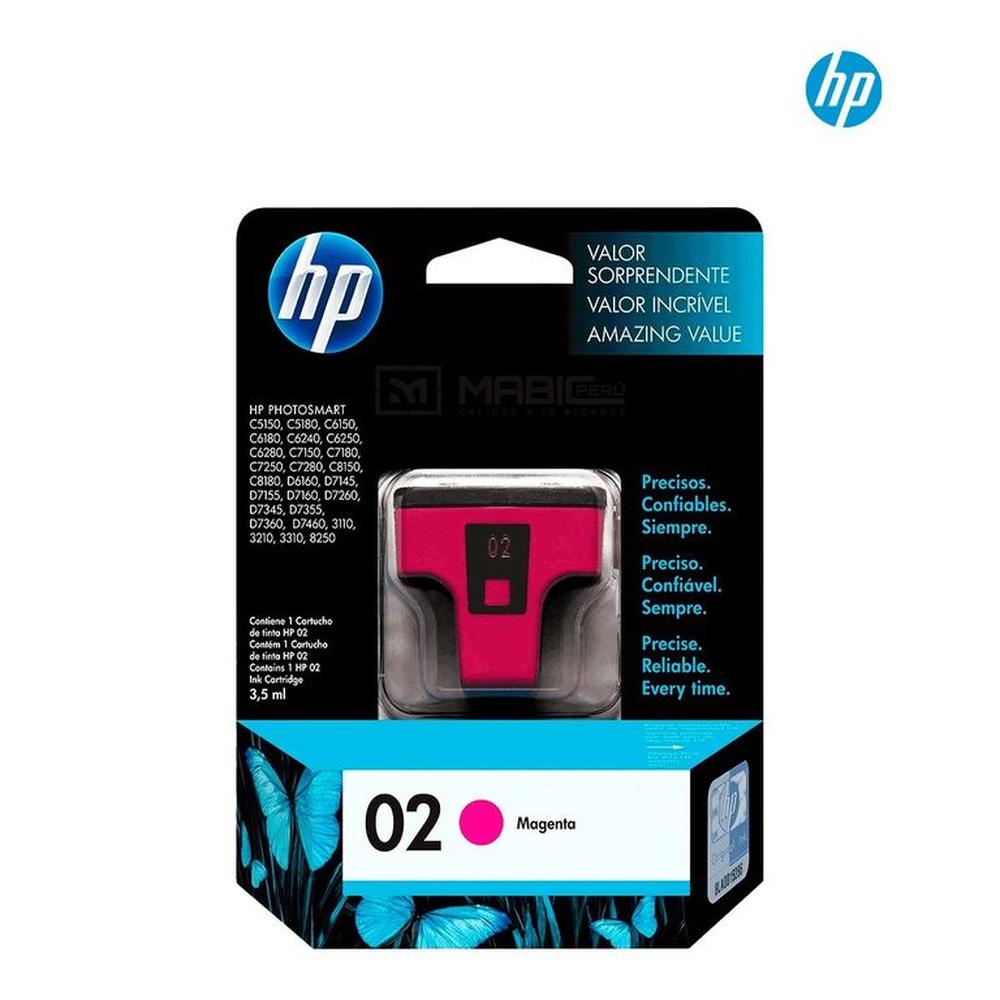 Cartucho de Tinta HP 2 Magenta C8772WL Original