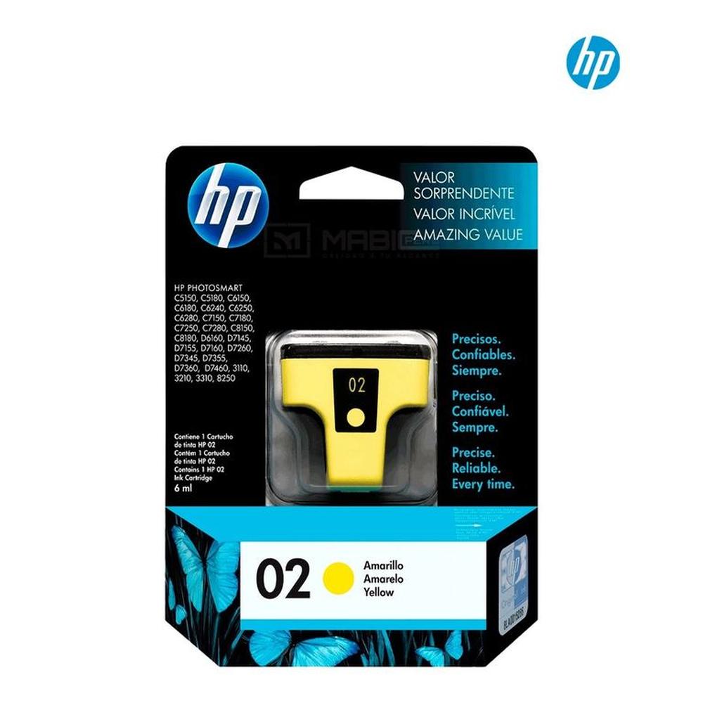 Cartucho de Tinta HP 2 Amarillo C8773WL Original