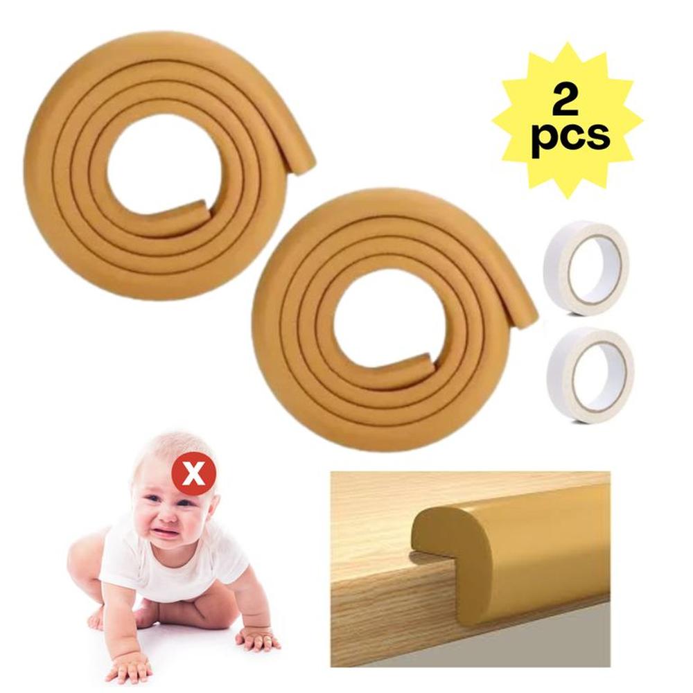 PROTECTOR DE BORDES ANTIGOLPE COLOR MOSTAZA 2 PCS