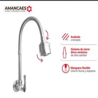 Caño flexible pico de ganzo  MILET AMANCAE