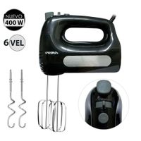 Batidora de Mano 400 Watts 6 Velocidades HM9105E Negro
