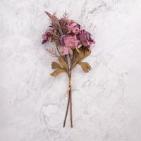 Pack de 2 Ramos Rosas Artificiales Morado