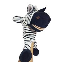 Titere Marioneta de Mano Cebra con Patas