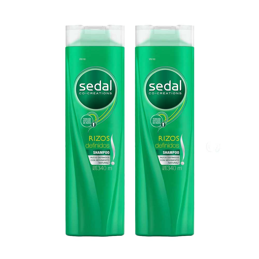 Pack Shampoo SEDAL Rizos Definidos Frasco 340ml x 2un