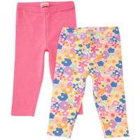 Pantalón Leggins Básicos x2 Unid Bebé Niña BABY EUREKA