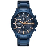 Reloj Armani Exchange Hampton AX2430 Cronómetro Acero Inoxidable Azul