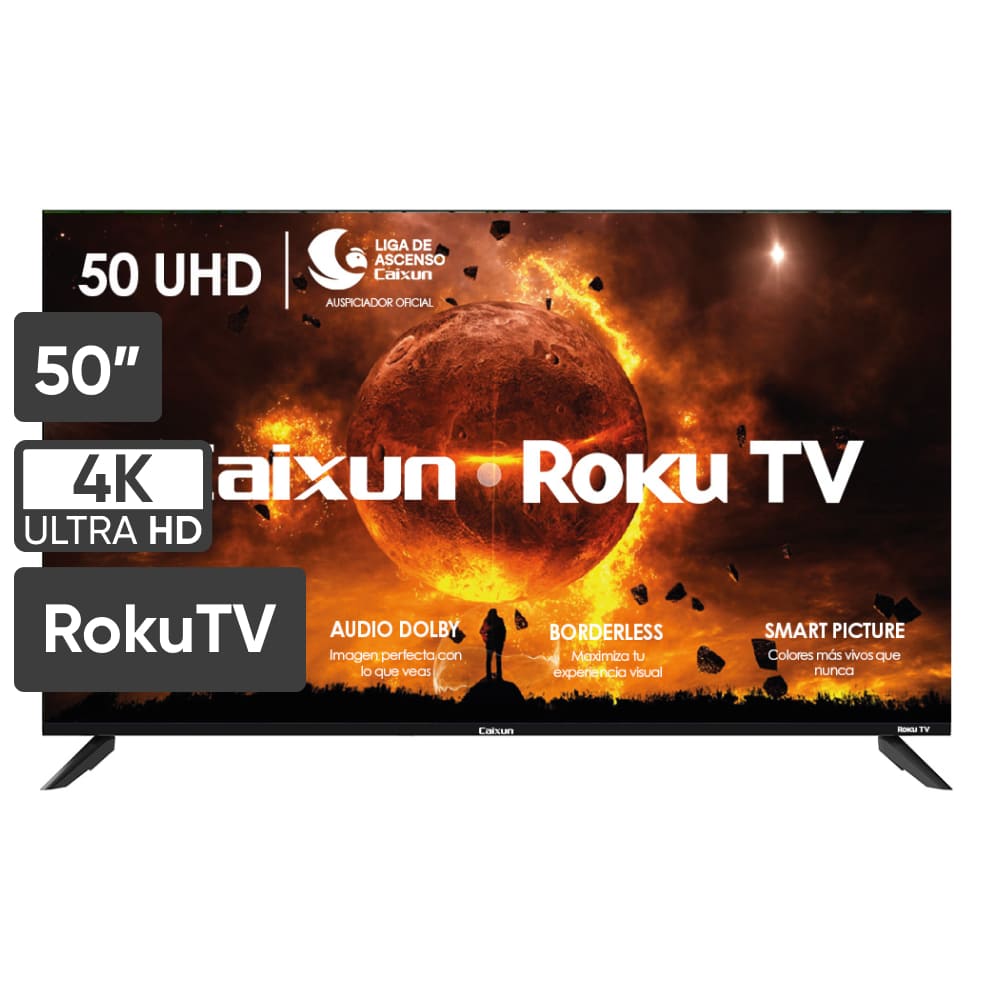 Televisor CAIXUN LED 50"" UHD 4K Smart TV C50V1UR