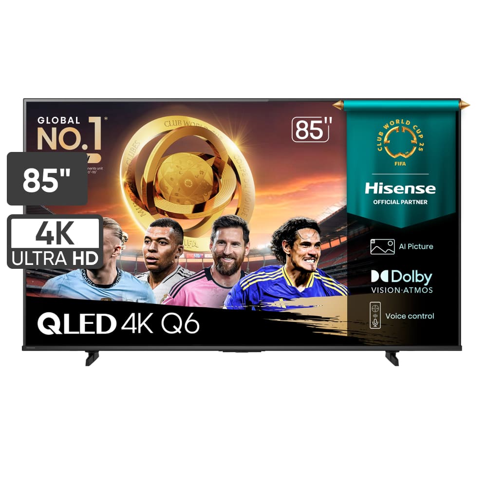 Televisor HISENSE QLED ""85 UHD 4K Smart TV 85Q6QV