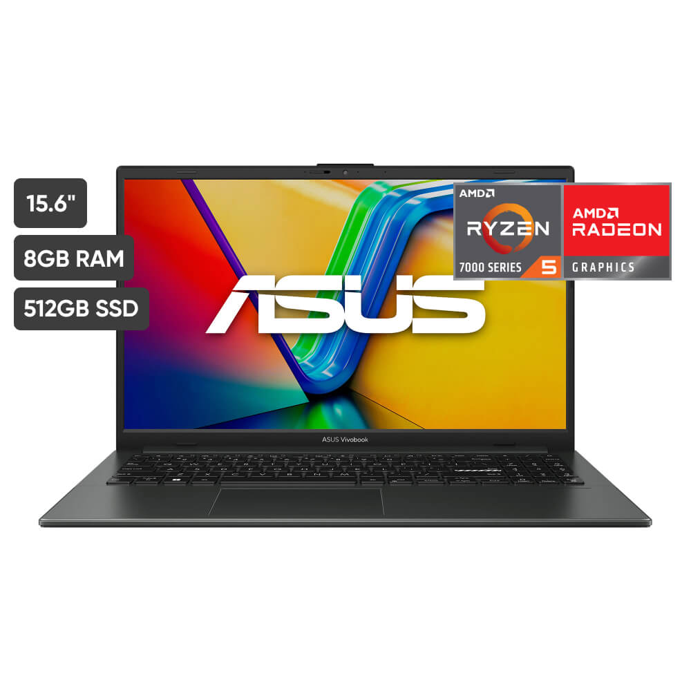Laptop ASUS Vivobook Go 15 15.6"" AMD Ryzen 5 7520U 512G SSD 8GB