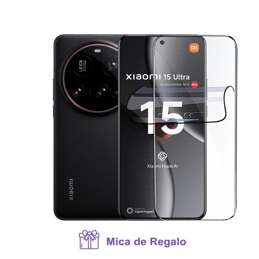 XIAOMI 15 ULTRA 16GB RAM 512GB ROM NEGRO CON MICA HIDROGEL