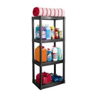 Estante Plástico De 4 Niveles de 123cm Pretul Est-4p