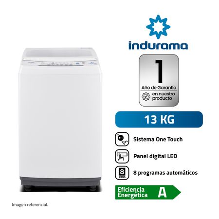 Lavadora Automática Indurama LRI-13 13kg Blanco