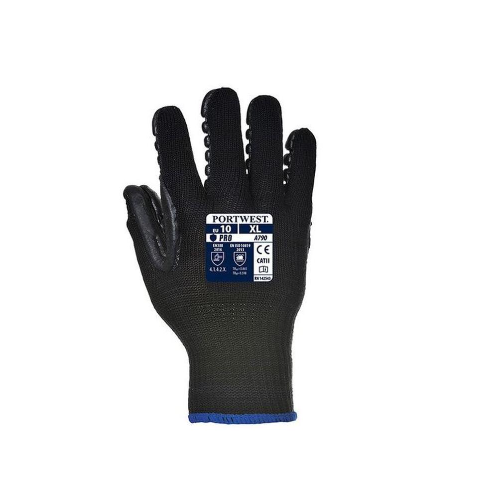 GUANTE ANTIVIBRACIÓN A790 PORTWEST TALLA XL