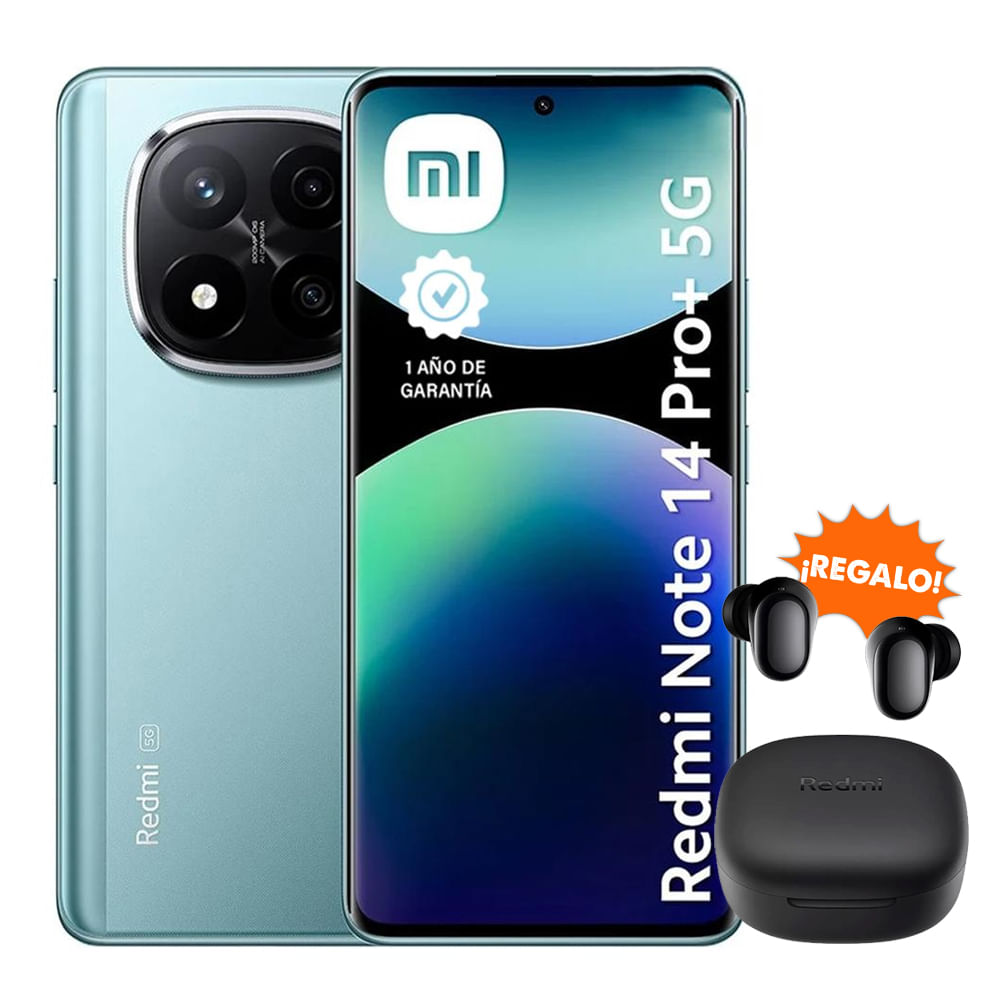 Celular XIAOMI Redmi Note 14 PRO+ 5G 256GB+8GB Azul