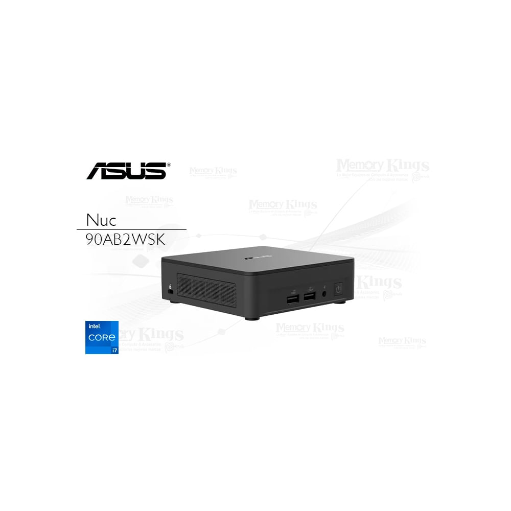 Mini PC ASUS NUC 12 Pro i7-1260P, barebone compacta con soporte para DDR4 y alto rendimiento