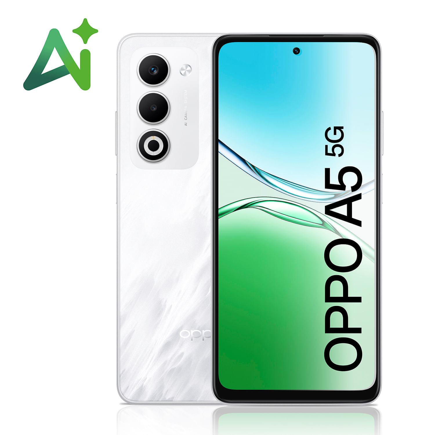Celular Oppo A5 5G 8GB 256GB Blanco