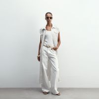 Vestido Mujer Sfera Raya Tejida Camel