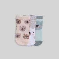 Medias Para Bebe Niño Pack X3 Baby Circus Animals Tt