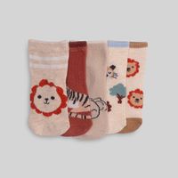 Medias Pack X5 Para Bebe Niño Baby Circus Animals 1