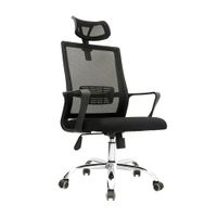 Silla de Oficina Giratoria Look Negro Bonno