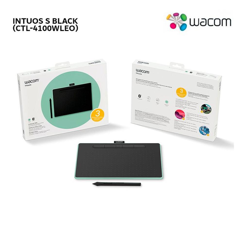 Tableta Grafica Wacom Intuos Pen S Bluetooth CTL4100WLE0 Pistachio