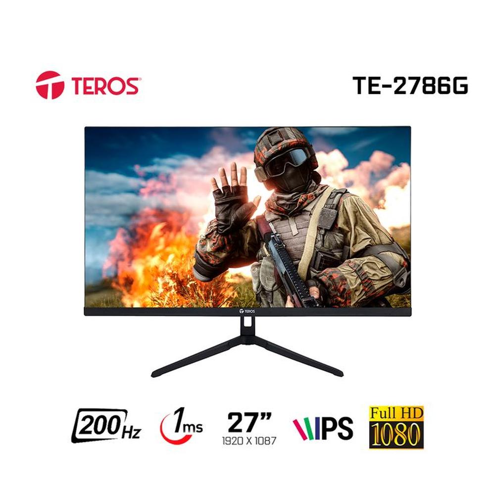 Monitor plano gaming TEROS TE-2786G 27FHD 200Hz HDMI DP FreeSync