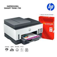 Multifuncional HP Smart Tank 790 Color,Wi-Fi,Dúplex, ADF+Papel Bond A4