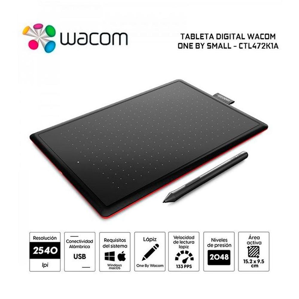 Tableta Digital Wacom One By Small CTL472K1A
