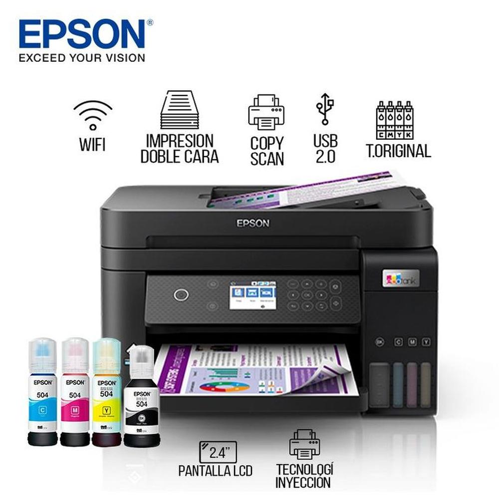 Impresora Epson L6270 Multifuncional Wifi - ADF - Duplex - Ethernet