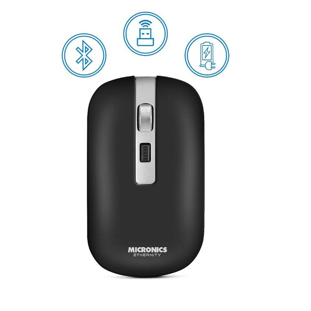 Mouse Ethernity - MIC M729-3M Micronics Negro