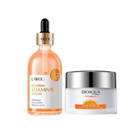 Serum California + Crema Facial Hidratante con Vitamina C